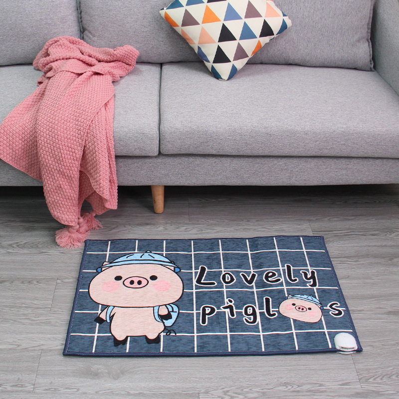 石墨烯电热地毯家用客厅办公室暖脚垫桌垫移动地暖电加热垫工厂