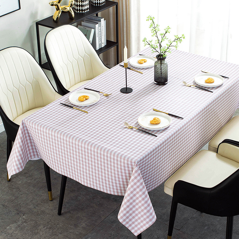 Mantel tela impermeable a prueba de aceite desechable Nordic ins Internet celebridad rectangular mantel mesa de café PVC estudiante estera de escritorio