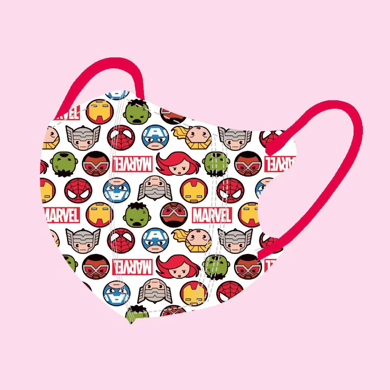 Nuevo TikTok mismo estilo transpirable moda máscara personalizada Melti 3D de tres capas de dibujos animados KT gato