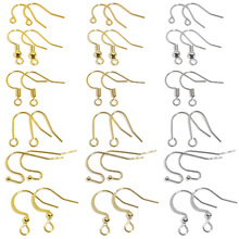 保色14k包金耳钩配件黄铜包金耳环钩配饰diy手工耳饰耳钩材料批发