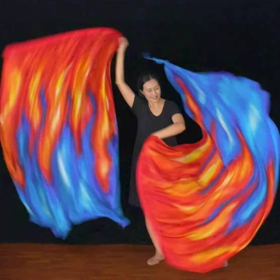 Новая церковь поклонения флагу восхваляет поклонение флагу танца, пламенный флаг