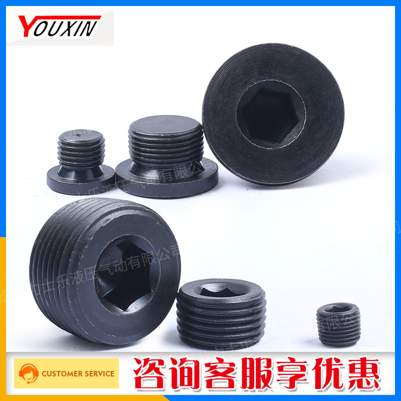 JB1001内六角丝堵油塞螺塞堵头液压接头咨询客服更优惠