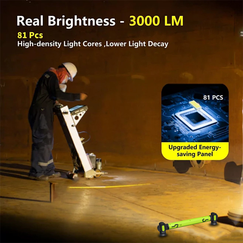 Wk01 New Emergency Maintenance Work Light USB Rechargeable High-Brightness Multi-Functional Inspection Lighting Lamp with Magnetic Hook