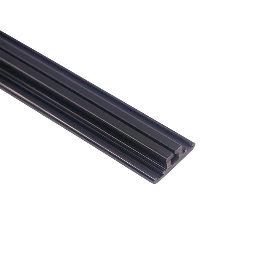 Ranura para tarjeta de perfil duro de PVC directo de fábrica tira de apertura de calibre pequeño perfil de extrusión tira de tarjeta de PVC image 4