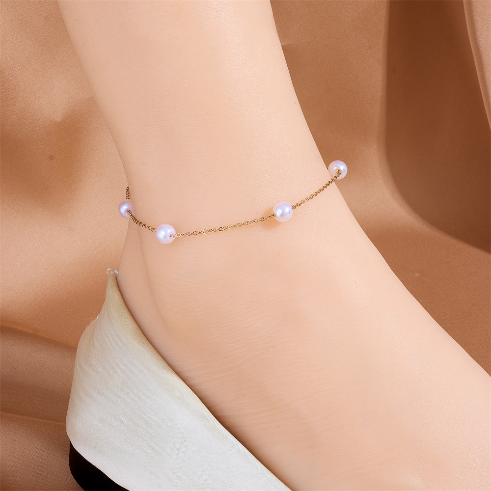 【 255 】 Titobillera perlada de una sola capa oro rosa