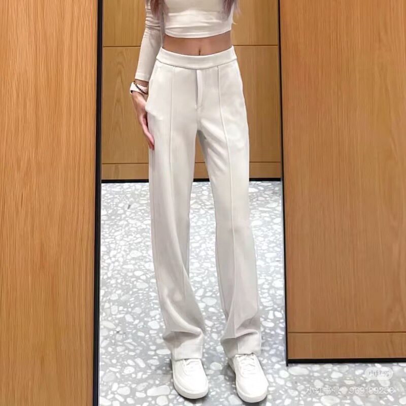 Lulu Original Softstreme Straight-Leg Pants High-Waisted Drapey Pants Loose Casual Sports Air-Layer Slightly Flared Pants Lulu Original Softstreme Straight-Leg Pants High-Waisted Drapey Pants Loose Casual Sports Air-Layer Slightly Flared Pants