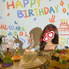 Happy birthday projector ins style Xiaohongshu same style photo taking creative confession layout background decoration projection lamp