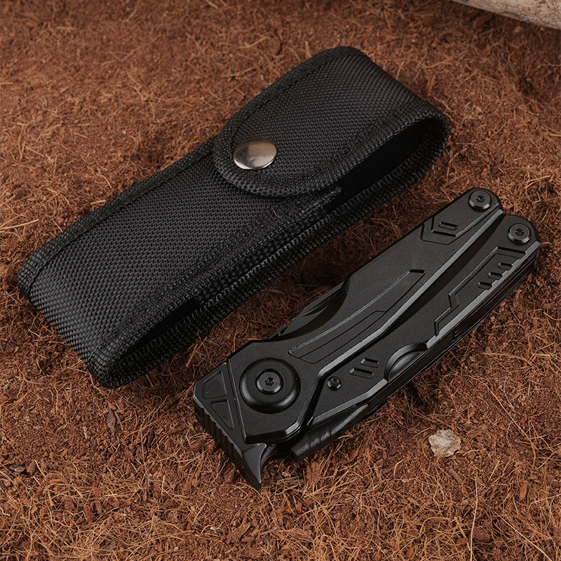 Outdoor Multifunctional Nail Hammer, Foldable Knife Pliers, Fire Starter Stick, Multi-tool For Camping And Daily_voghion.com