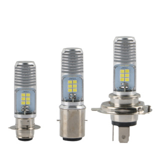 Motorcycle Led Headlight Single Claw P15D H6 H4 Ba20D 2835 12Smd Headlight Car Bulb