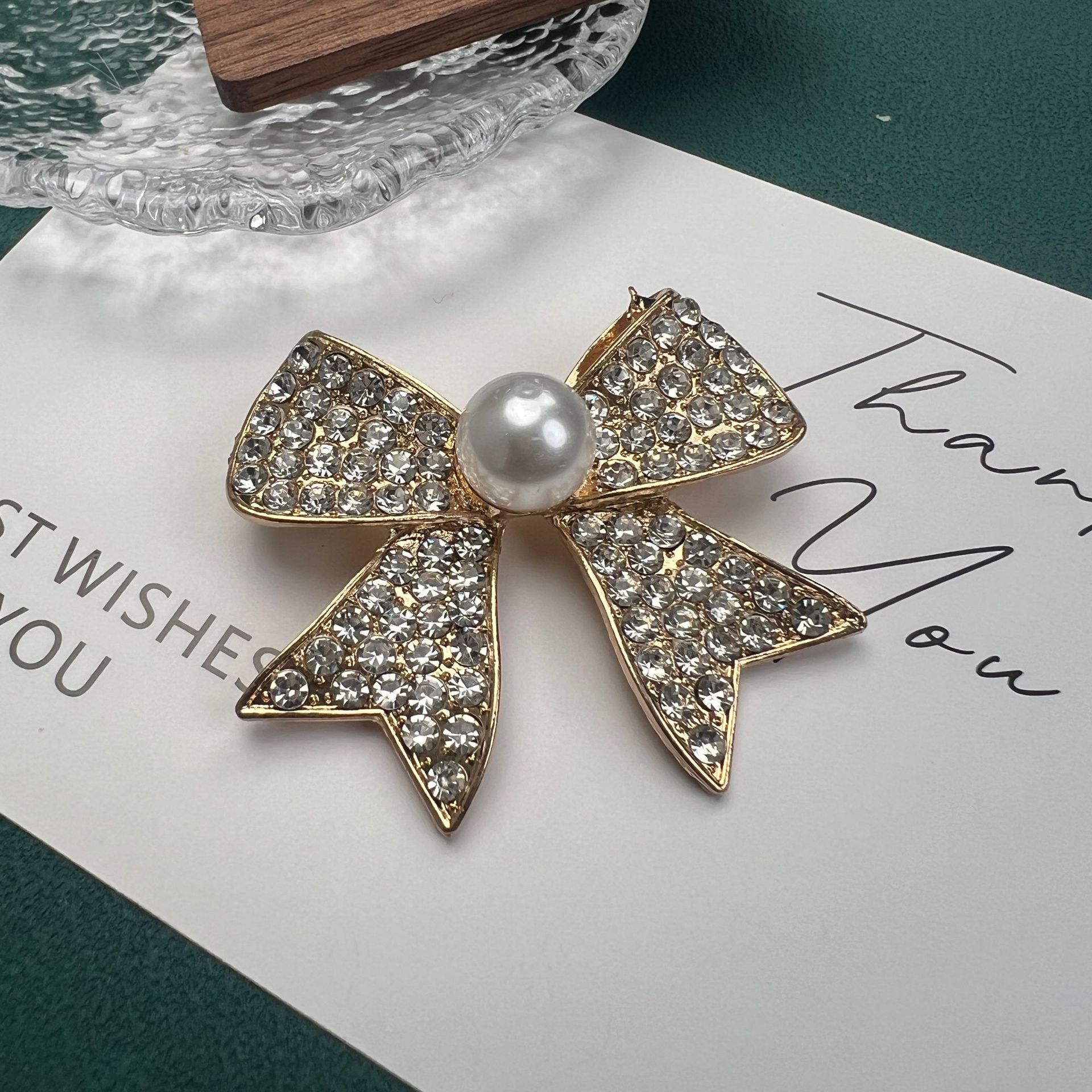 Bowknot anti exposure brooch high end chest no sew coat suit buckle versatile clothing accessories fixed pin_voghion.com