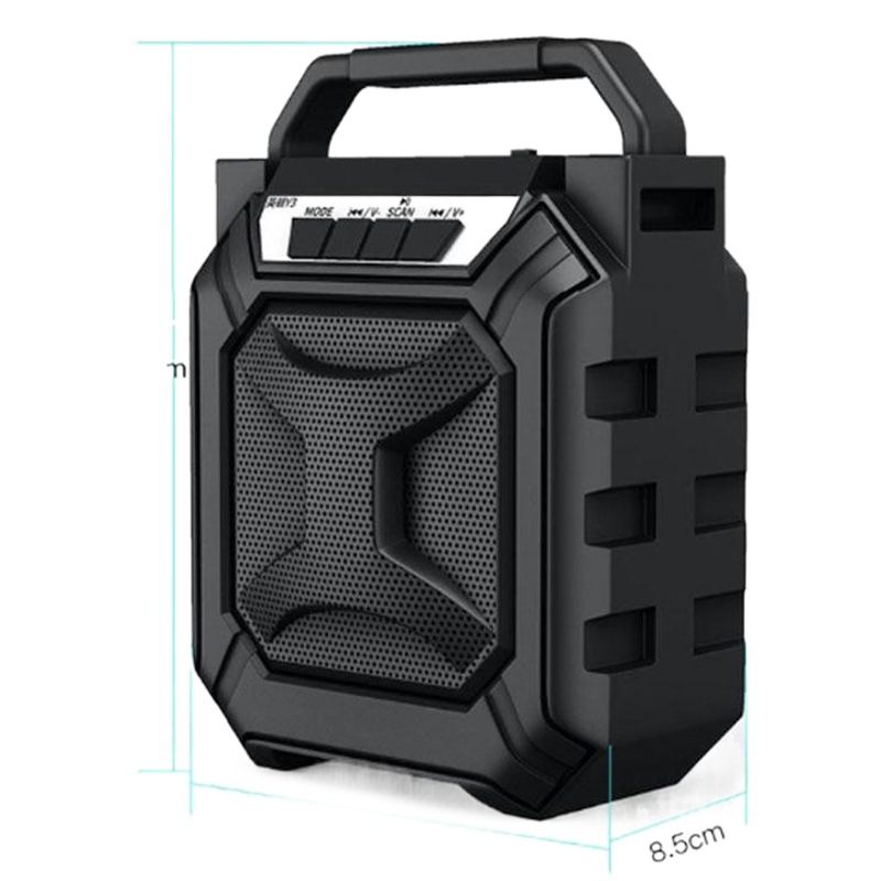 Altavoz pequeño Bluetooth Radio portátil al aire libre Mini altavoz portátil inalámbrico Subwoofer doméstico al por mayor transfronterizo