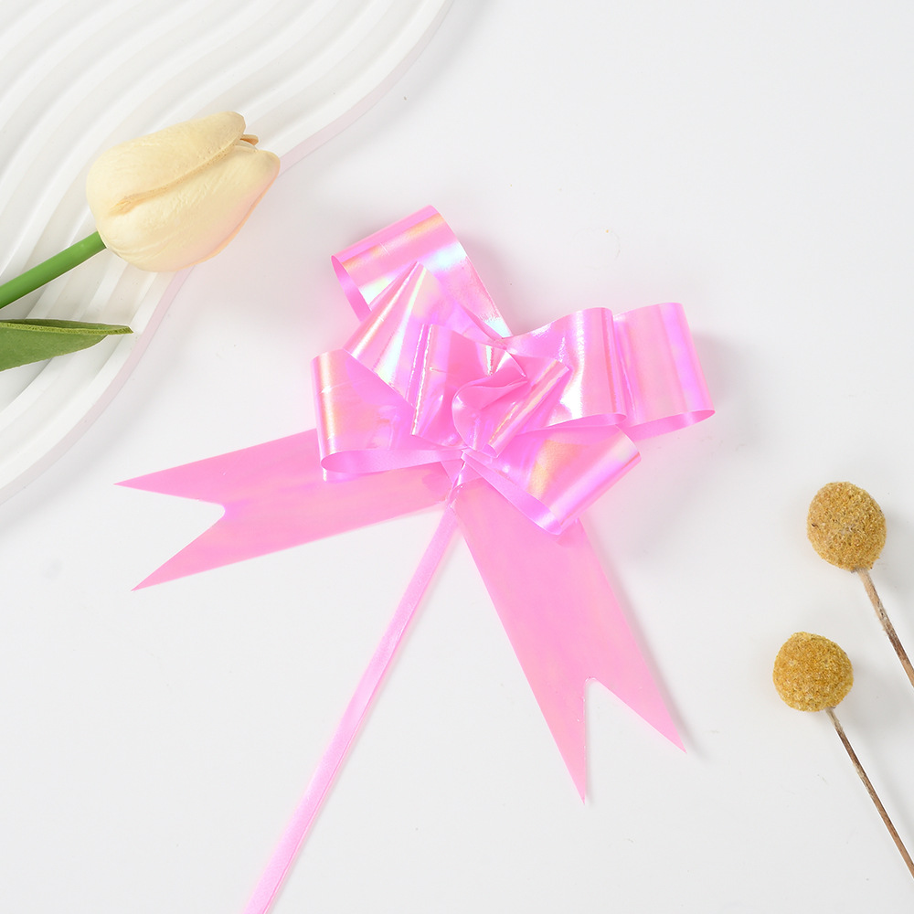 Transfronterizo 30 iris de flores de mano de Navidad decoración de fiesta arco colorido mano de flores de embalaje cinta de colores