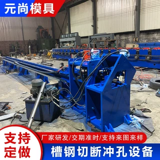 定制槽钢切断冲孔设备五金冲压件 连续冲压模 连续冲压成型模