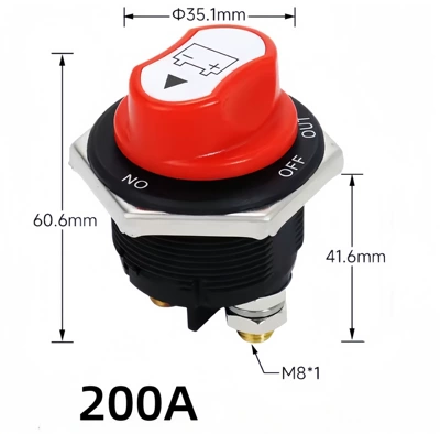 Power supply, ignition system accessories Leakage Protection Power - 200a-white-head-removable