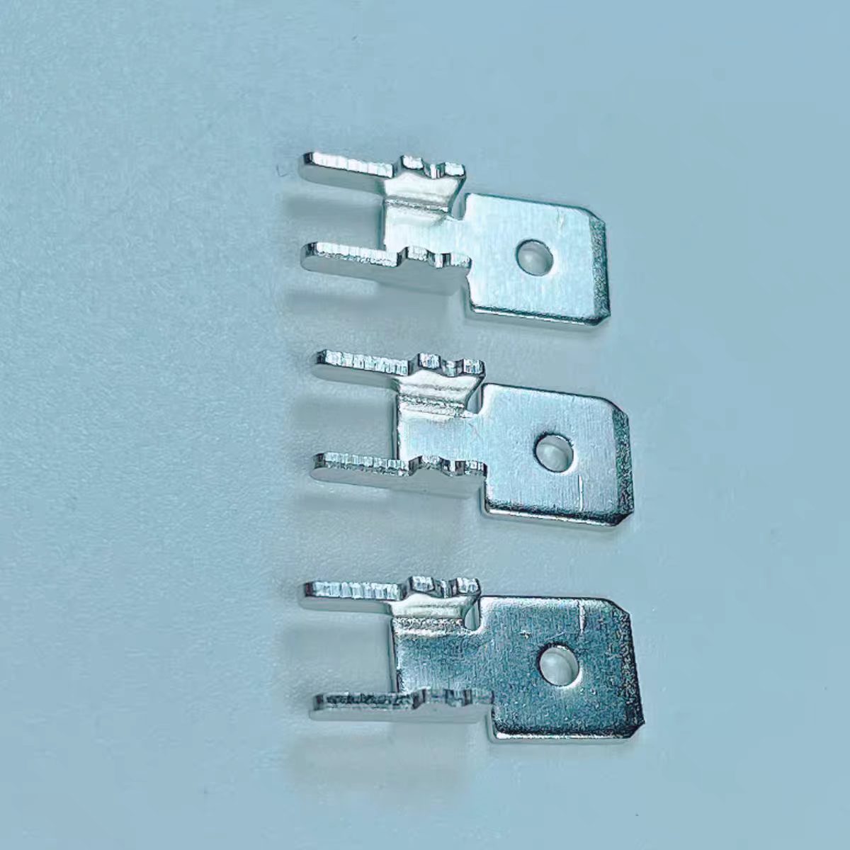 6.3线路板插片PCB焊板焊片防倒H型250公端子0.8MM厚 黄铜5K/卷