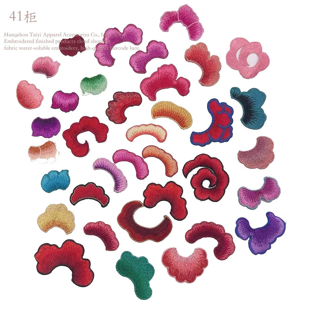 Маленькая цветочная вышивка, маленькая одежда diy, чтобы заполнить отверстие, наклейка Hanfu Cheongsam, дикая персонализированная декоративная наклейка