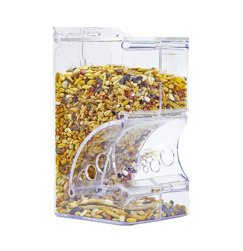 Automatic hamster feeder, hedgehog and squirrel feeding basin, fixed hanging cage, parrot and bird feeding feeder