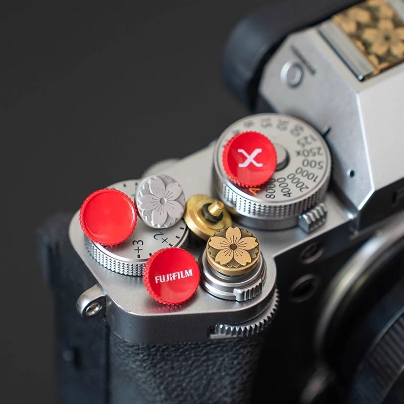 For Fuji Hot Shoe Cover XT50 Shutter Button X100VIxt30 Second Generation Xe4XT5 Nikon ZF Key Cap
