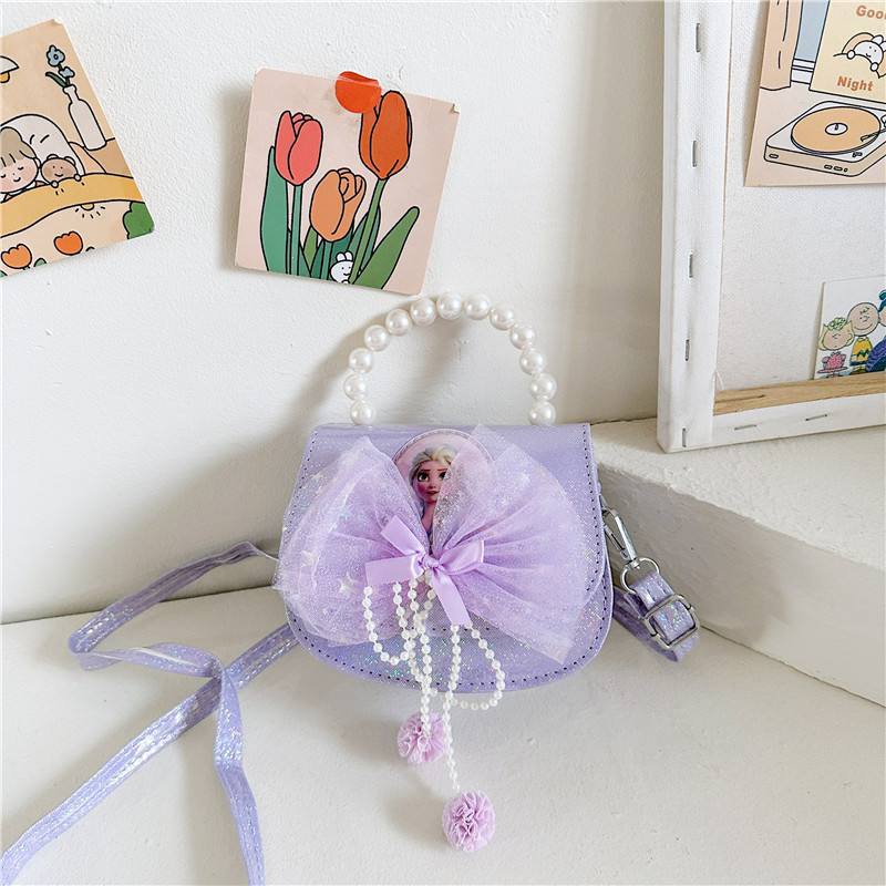 Bolsos infantiles, niñas, bolsos de mano de la princesa Aicha, flash de moda, bolsos de cinturón de cuentas