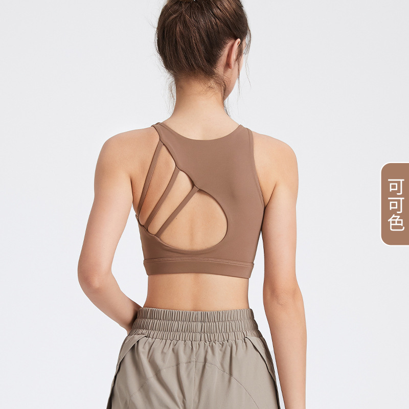 Ropa interior deportiva de verano ropa exterior para mujer ropa de Yoga a prueba de golpes sujetador Pilates entrenamiento fitness sujetador chaleco