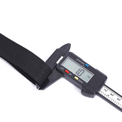 Cross-border polypropylene black plain corduroy American woven tape for luggage backpack elastic webbing clothing accessories