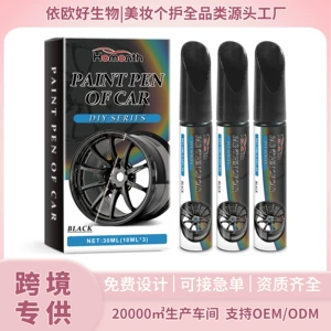 Homonth Black Car Wheel Scratch Care Pen Car Paint Scratch Removal and Touch-Up Pen