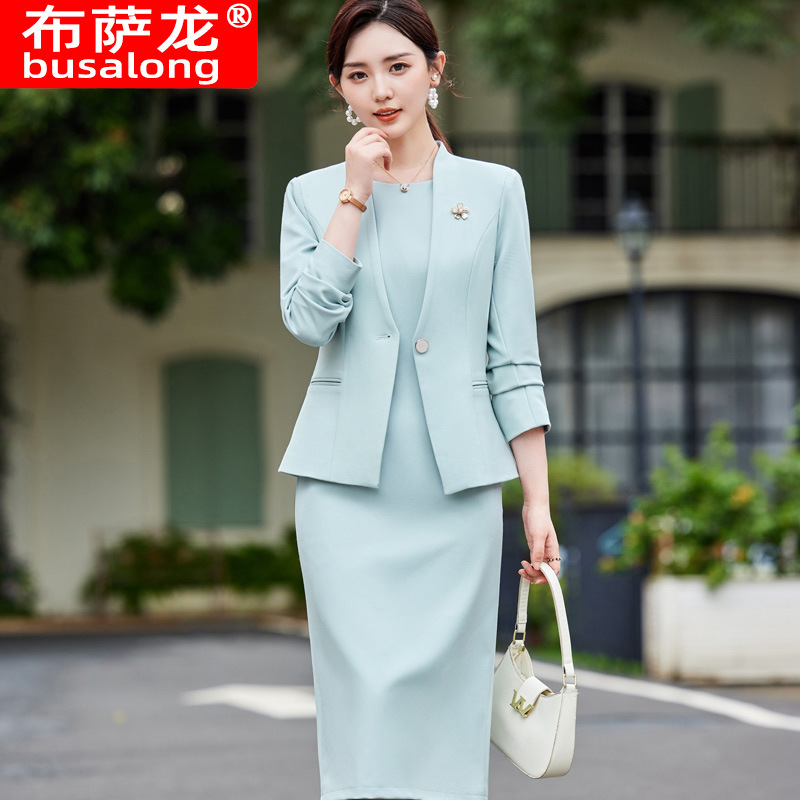 2024 new Busalong busalong long sleeve professional small suit formal women's coat overalls 89159