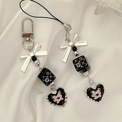 甘いクールな風y 2k愛の蝶結びの携帯チェーンの個性のカバンは装飾のccdのイヤホンの0財布を掛けます。