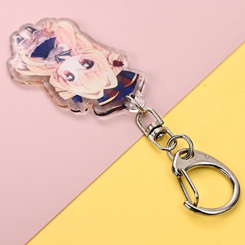Acrylic cartoon keychain, DIY, custom-made