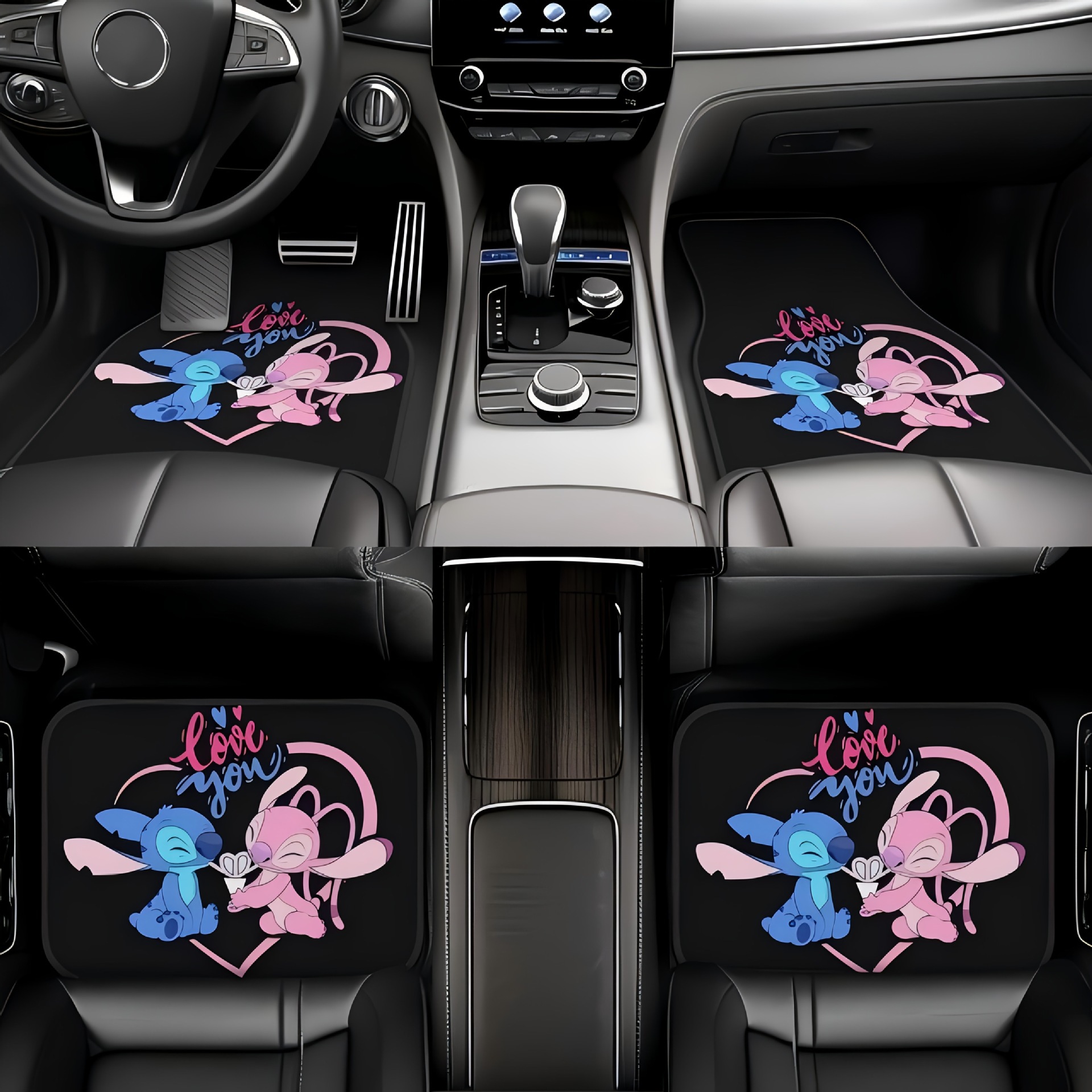 temu cross-border personalized cartoon universal car mat absorbent quick-drying dirt-resistant wear-resistant easy to care car mat floor