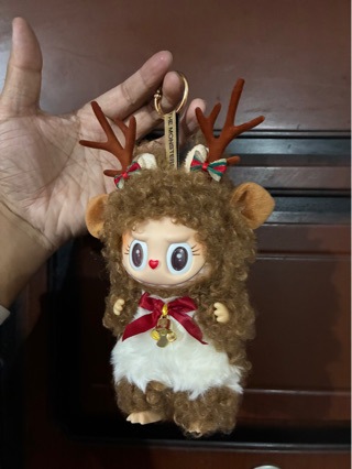 (alta calidad) Alce de Navidad (oídos con curls)
