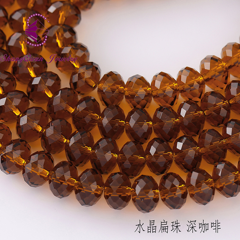 Flat bead K9 cut crystal factory produces wholesale 3A crystal bead loose bead card 4-10diy jewelry studio explosion Flat bead K9 cut crystal factory produces wholesale 3A crystal bead loose bead card 4-10diy jewelry studio explosion