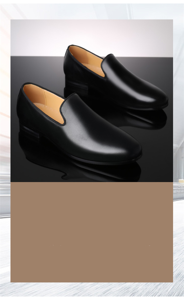 Chaussures de plein air de mariage à lacets en cuir et daim pour hommes_voghion.com