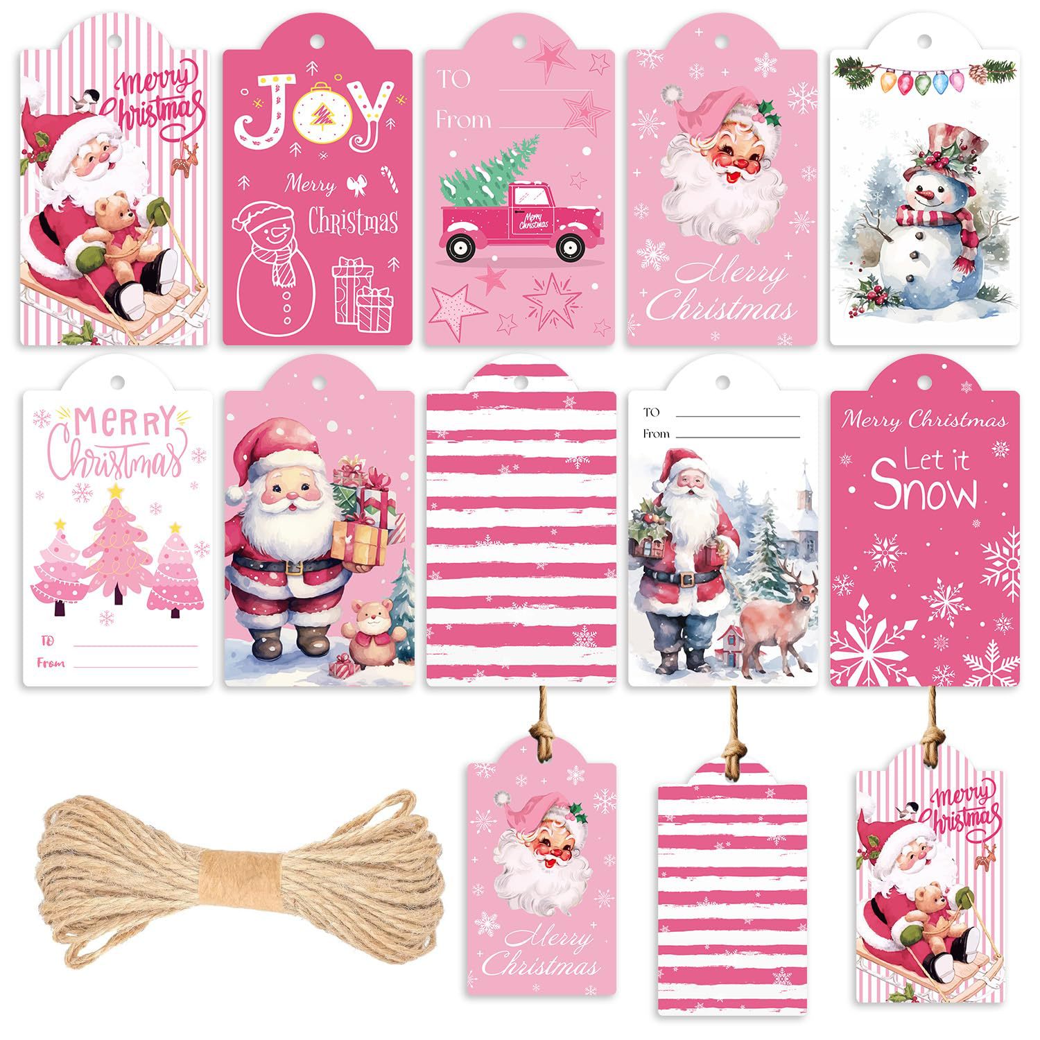 跨境爆款圣诞节日雪人小卡片礼品装饰吊牌挂牌包装盒装饰吊牌标签