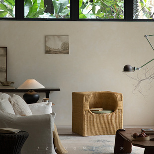 Southeast Asia Rattan Art \Retro Rattan Sofa Chair Hotel Homestay Sunshine Room Living Room Single Leisure Chair