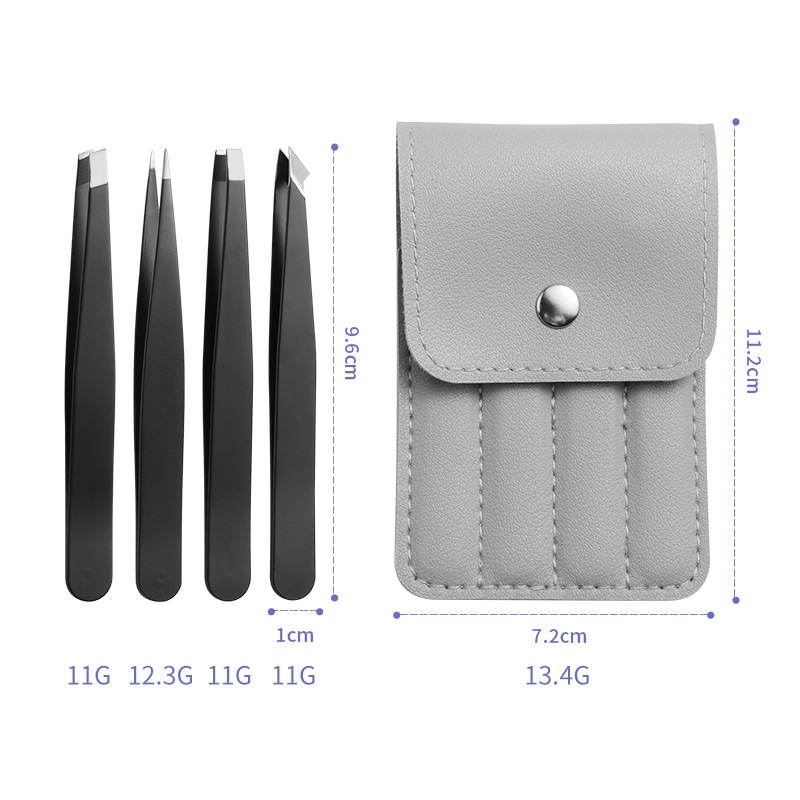 Acero inoxidable negro ceja clip de ceja especial ceja clip de ceja clip de ceja de alta precisión rosa ceja clip de ceja