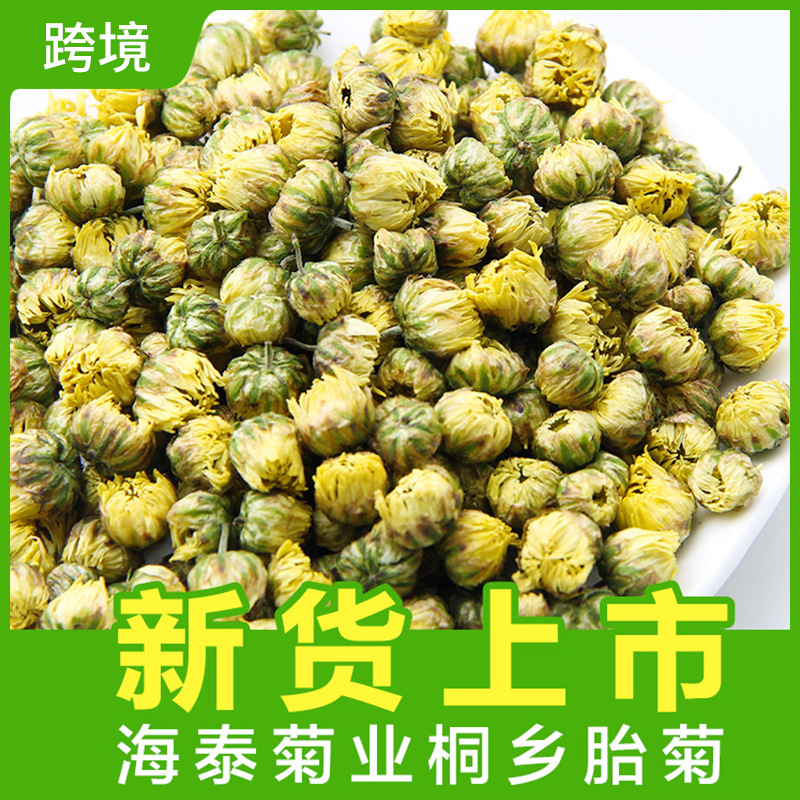 新货桐乡胎菊花茶散装杭白菊花果茶批发菊花500g胎菊散装厂家直销