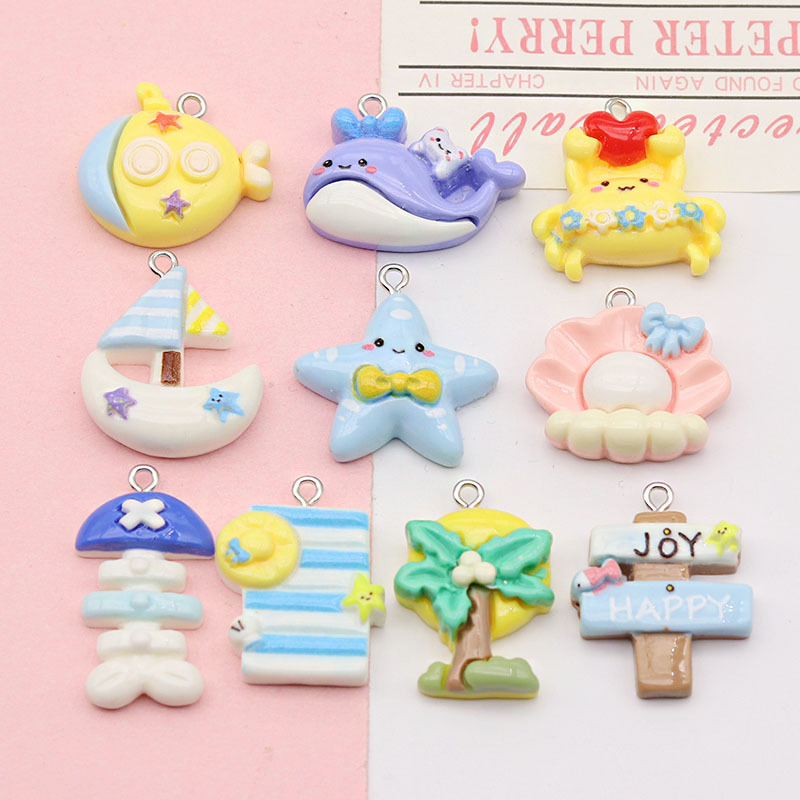 Marine cartoon keychain