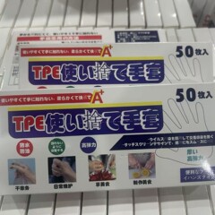 外贸日系款 食品用一次性手套 厨房洗碗小龙虾手套加厚TPE手套