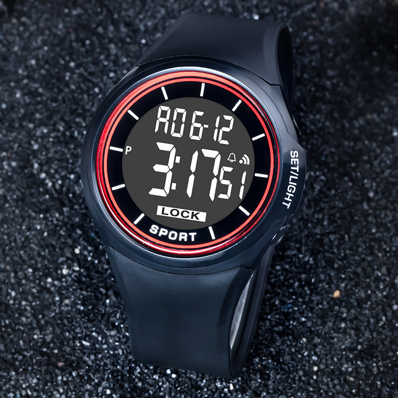 Nuevo simple estudiante deportes al aire libre multifuncional reloj despertador luminoso moda electrónica fábrica por mayor