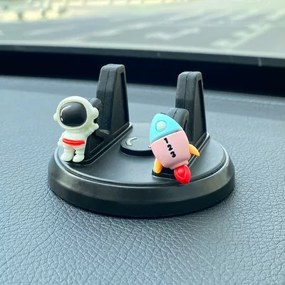 Holder 2025 New Car Supplies, Car phone holder - sitting-mobile-phone-holder-spaceman-rocket