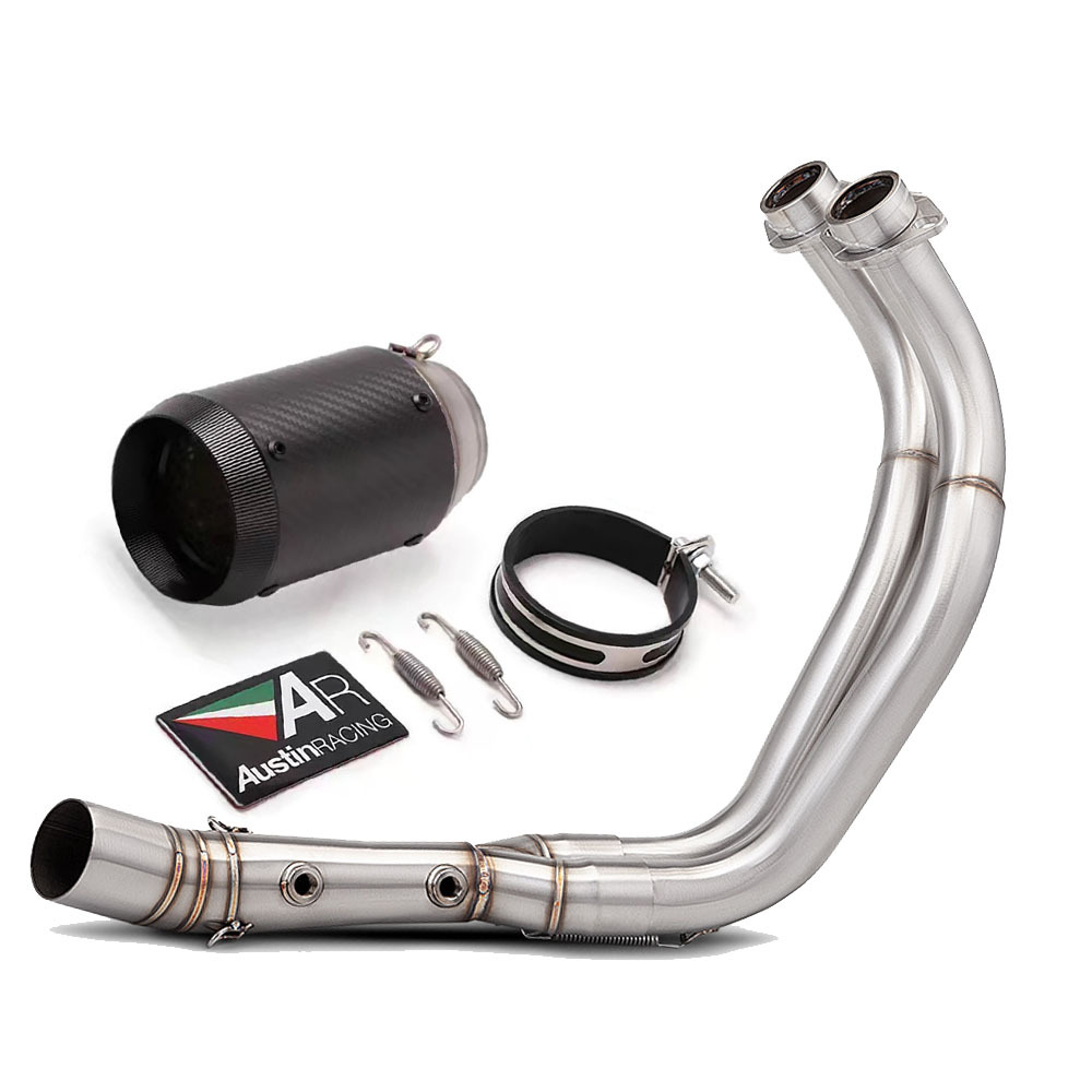 Yamaha MT-07 XSR700 14-25 Motorcycle Modified Exhaust Pipe Front Section MT07 Exhaust Pipe Tail Tip