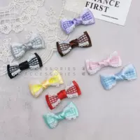 Аксессуары для одежды Аксессуары для волос DIY Кружевные клетчатые банты Аксессуары для домашних животных Заколки для волос
