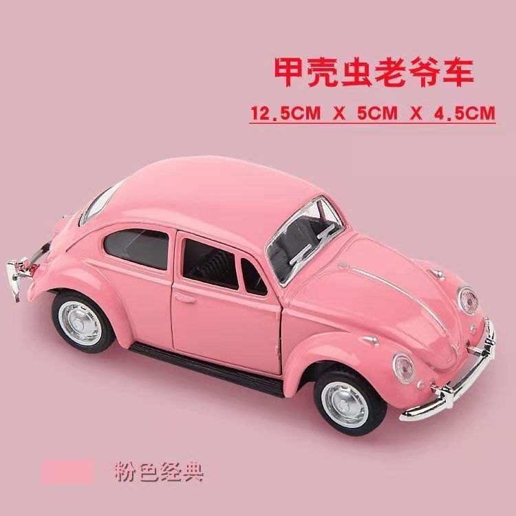 Envío gratis aleación de doble puerta retro convertible coche clásico modelo de coche niño niño juguete pastel horneado