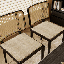 O5X2夏季冰丝凉感餐椅垫坐椅防滑垫子夏天坐垫屁垫透气原木风凉席