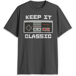 �羳�·��г���Nintendo Men's Keep It Classic T-Shirt