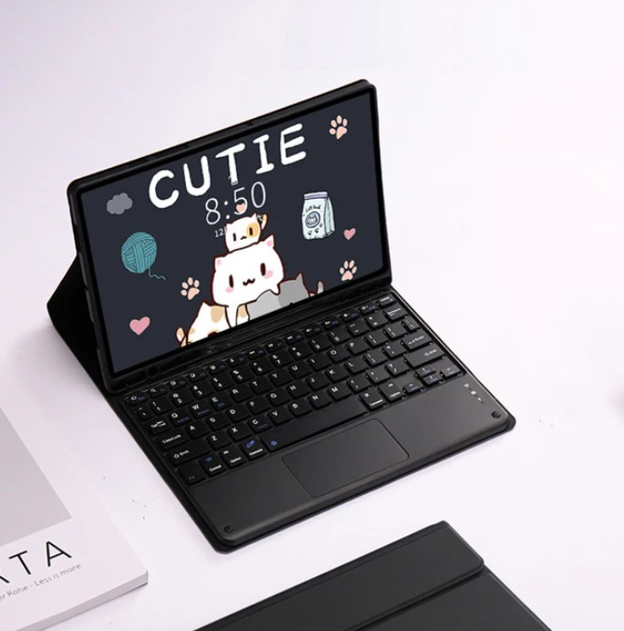 適用米タブレットPad 6/5 6S Pro12.4 bluetoothタッチキーボード赤米SE 11インチ保護カバー|undefined