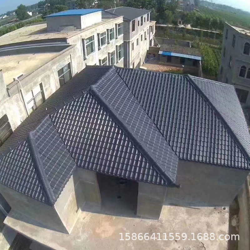 大名合成树脂瓦滴水檐魏县树脂瓦厂家直销瓦片屋顶加厚临漳pvc瓦