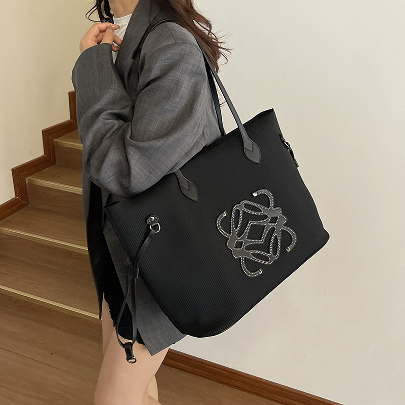 여성 대용량 패브릭 토트백 숄더백 데일리 가방