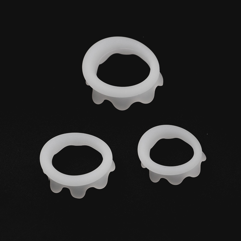 Crown Locking Ring 3-Piece Set, TPE Foreskin-Blocking Glans Cover Rings — detail image 4
